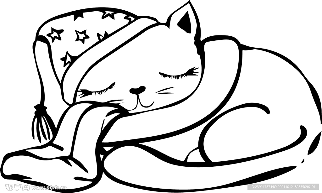卡通小猫