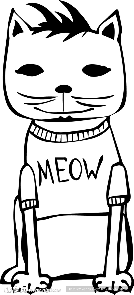 卡通小猫
