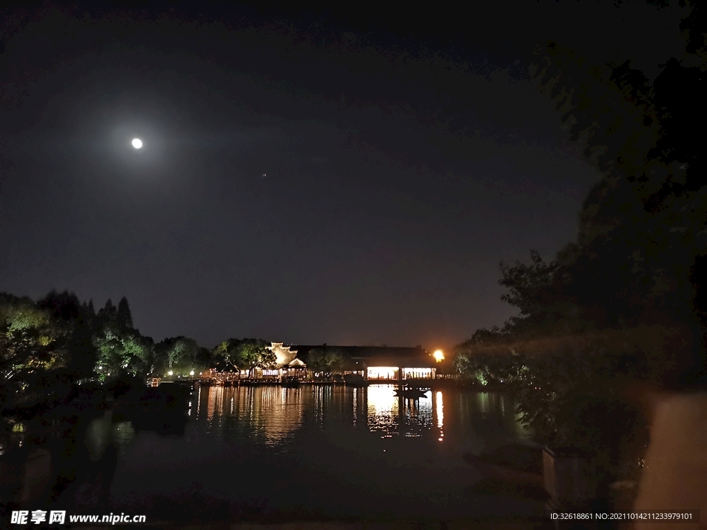 乌镇灯光夜景