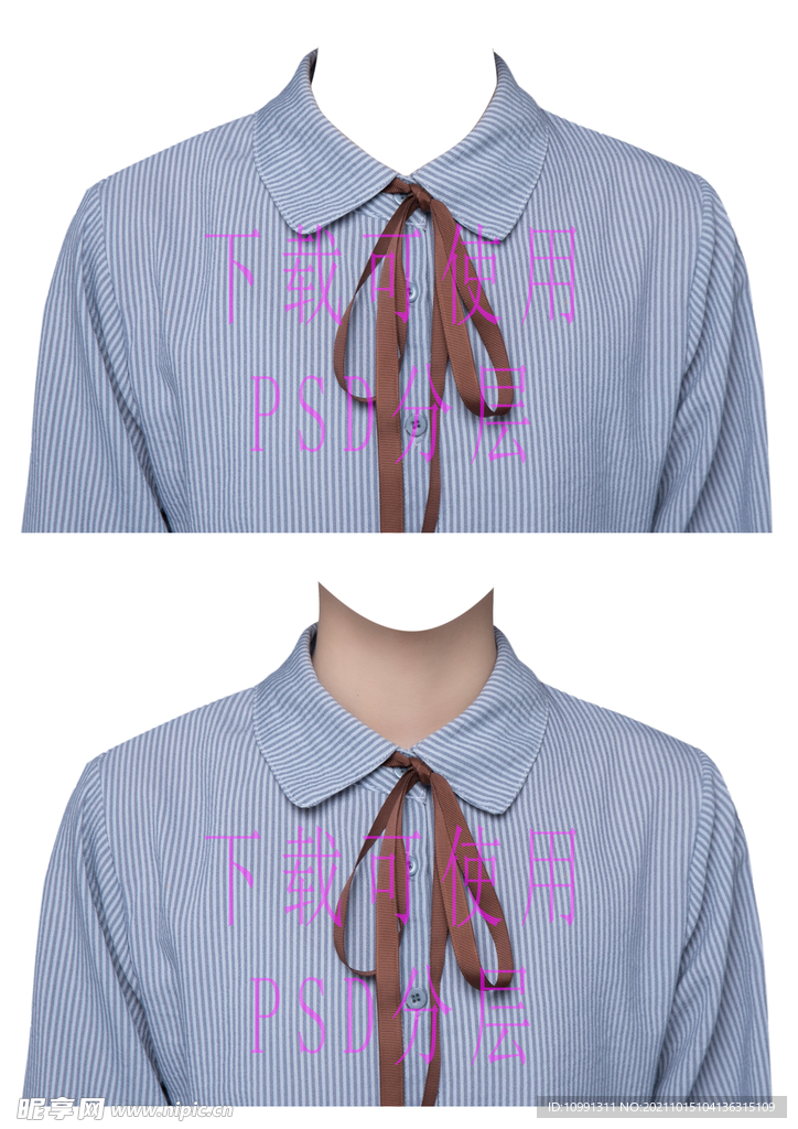 女装衬衫证件照衣服素材