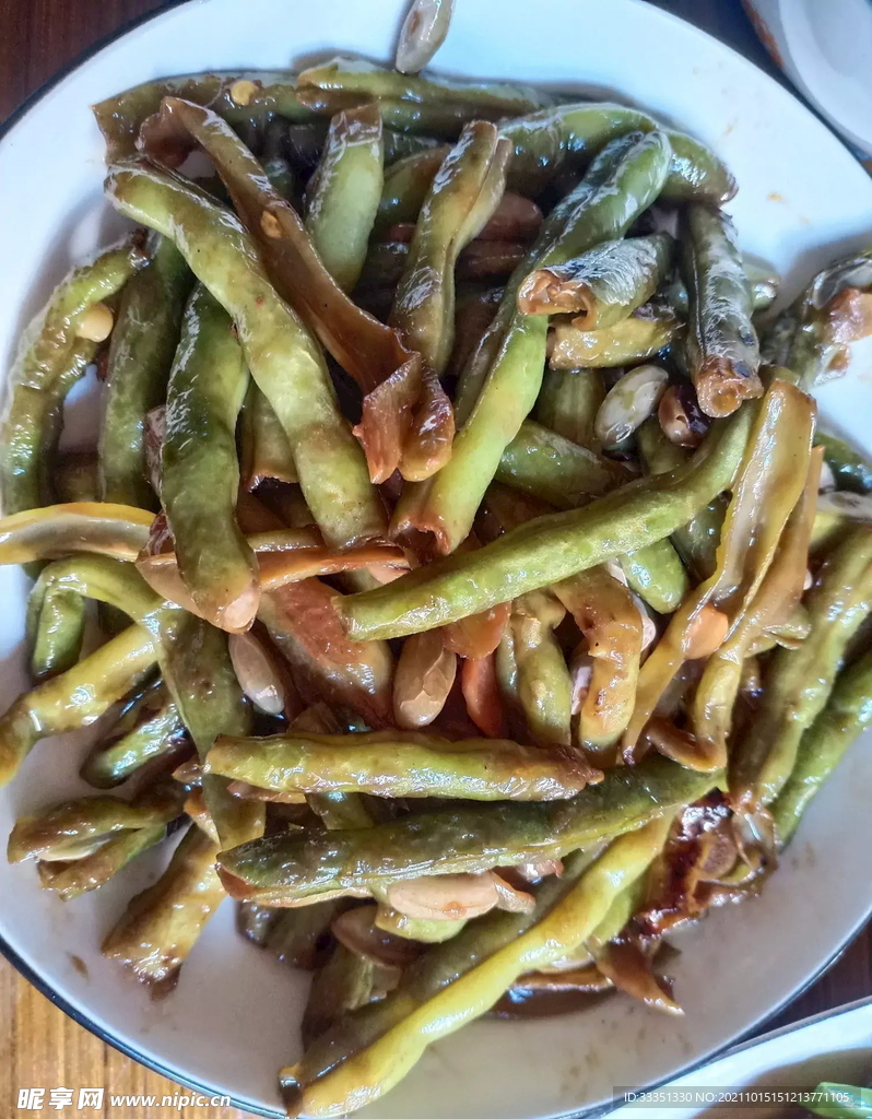 四季豆 炒肉