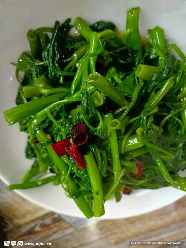 清炒空心菜