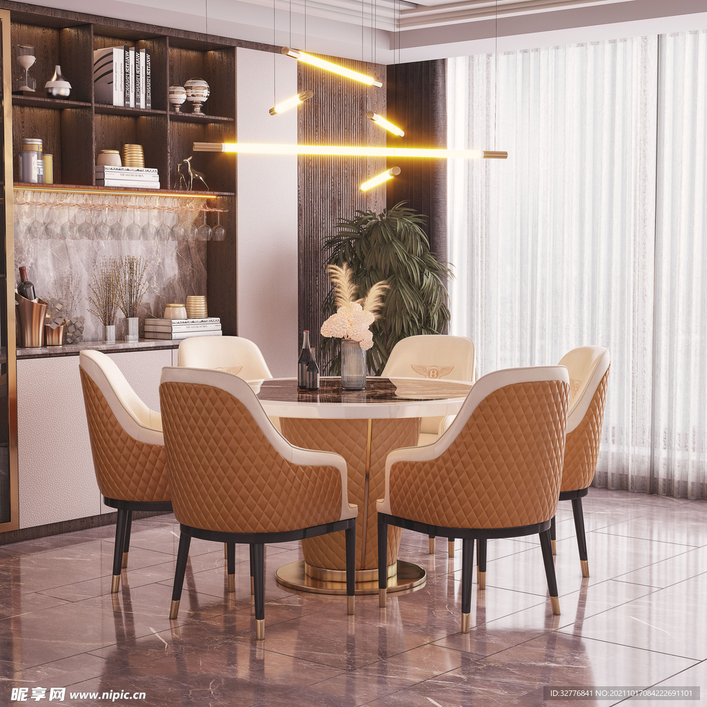 轻奢餐桌