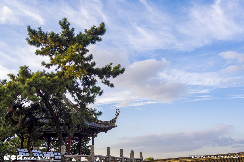 蓝天白云美风景