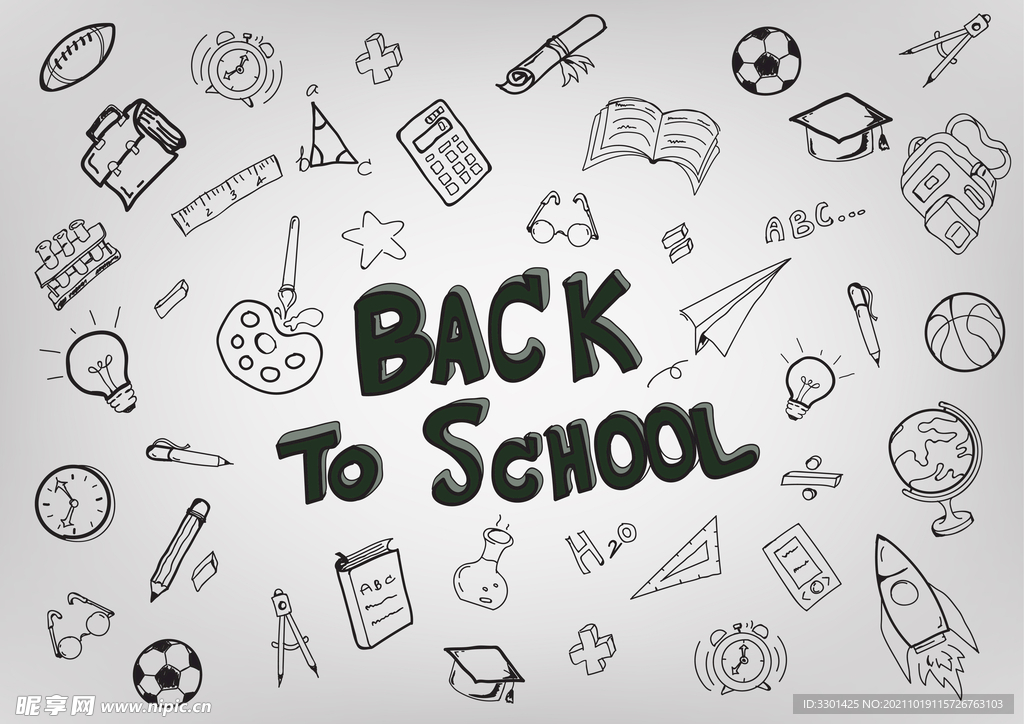 回到学校主题背景 