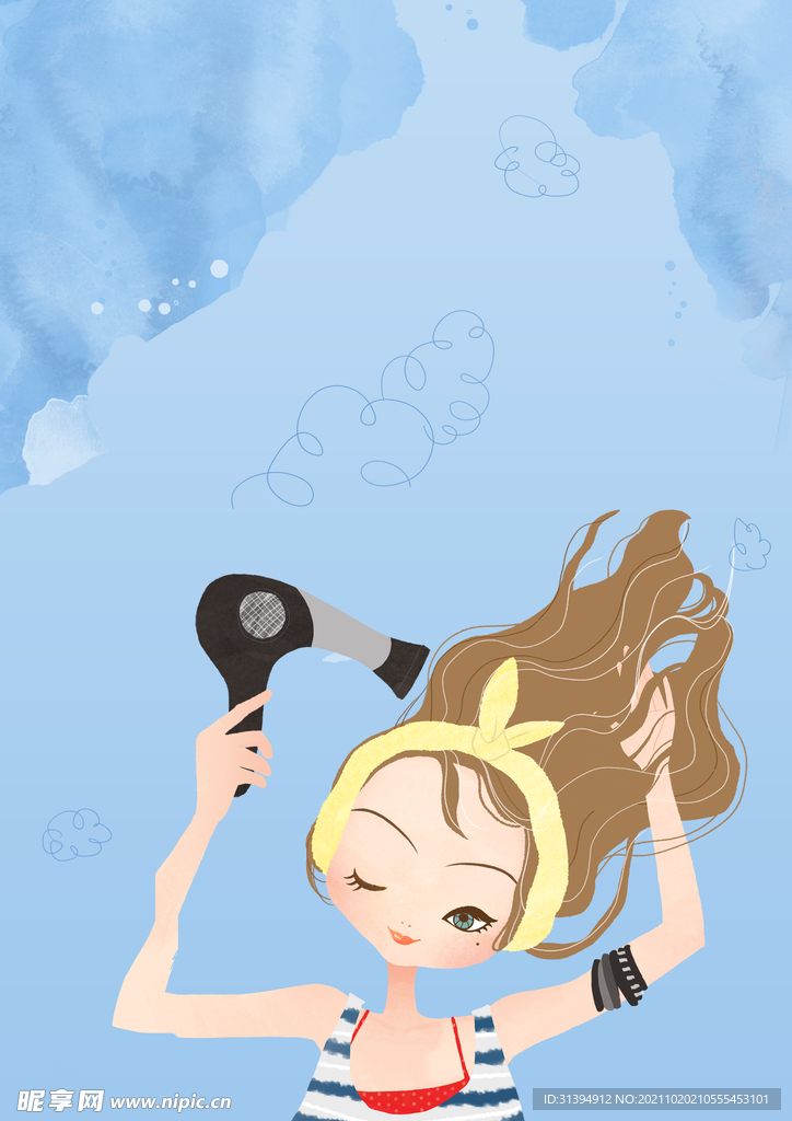 美发海报