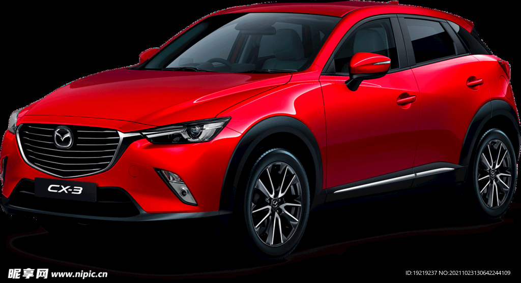 红色轿车