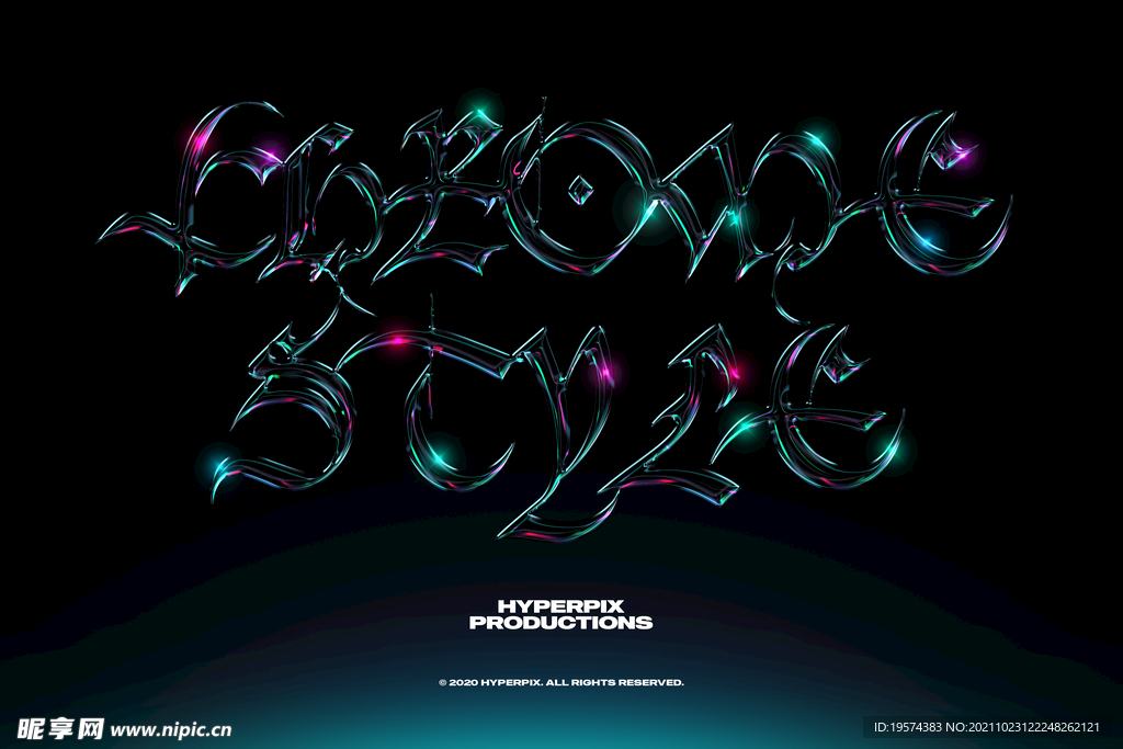 金属不锈钢闪亮玻璃样式