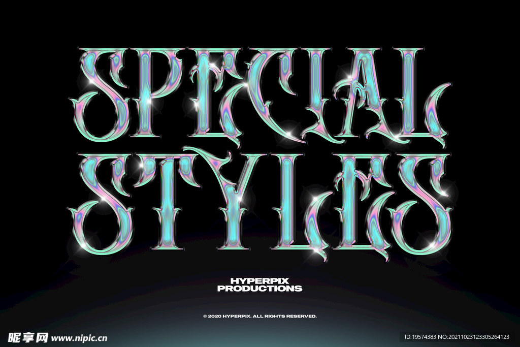 金属不锈钢闪亮样式