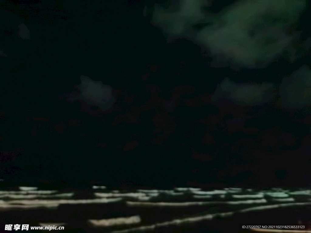 海边夜色