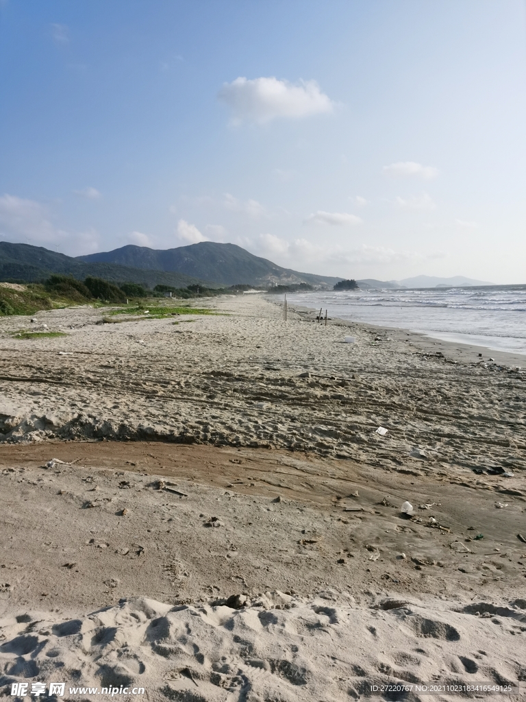 双月湾大海沙滩