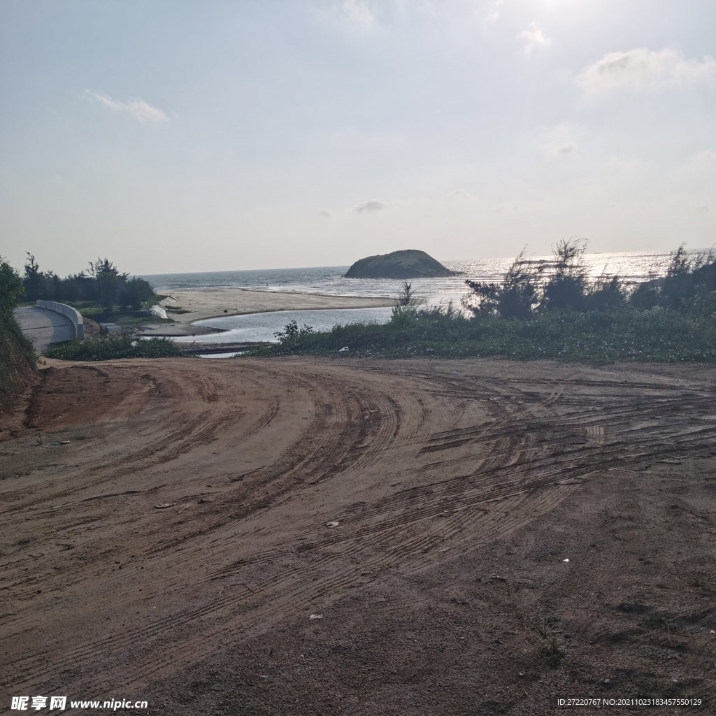 双月湾海边早上