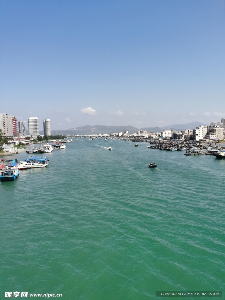 双月湾海湾 渔港