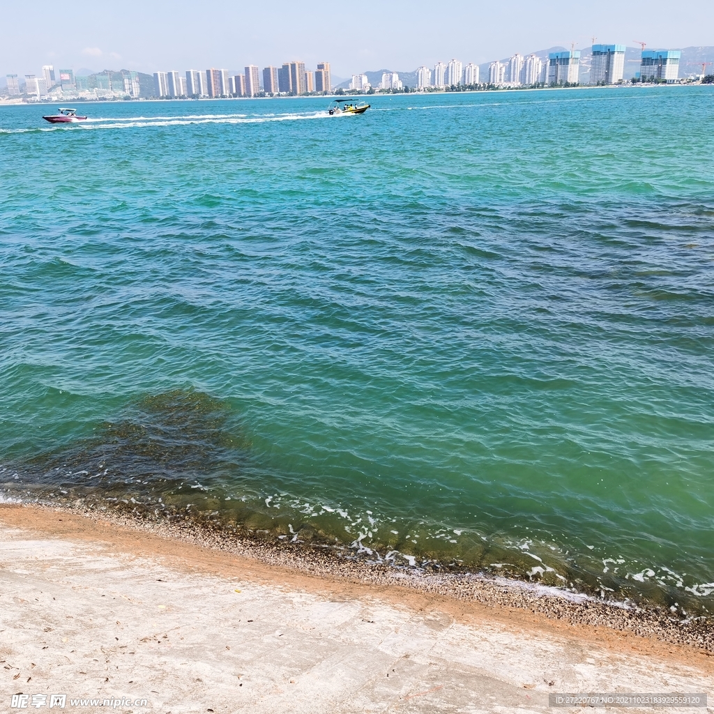 惠州双月湾大海海洋海水
