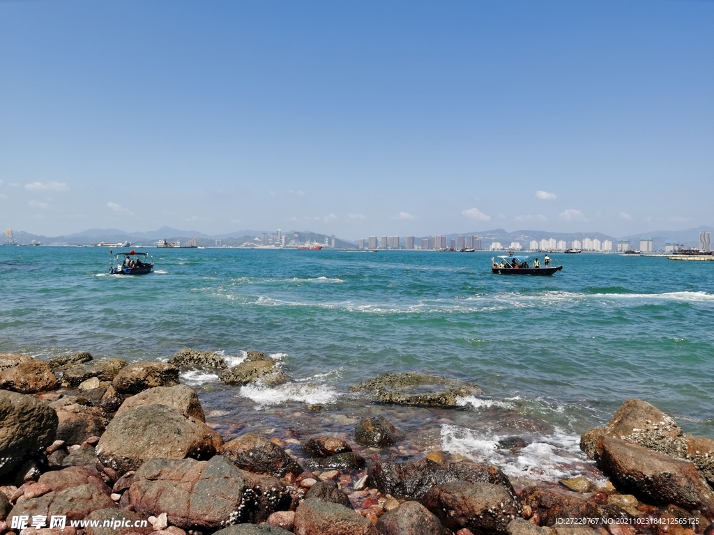 惠州双月湾圆洲岛 大海