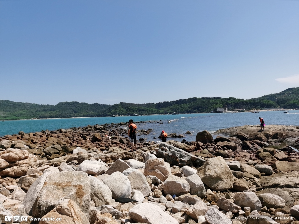 惠州双月湾圆洲岛海边