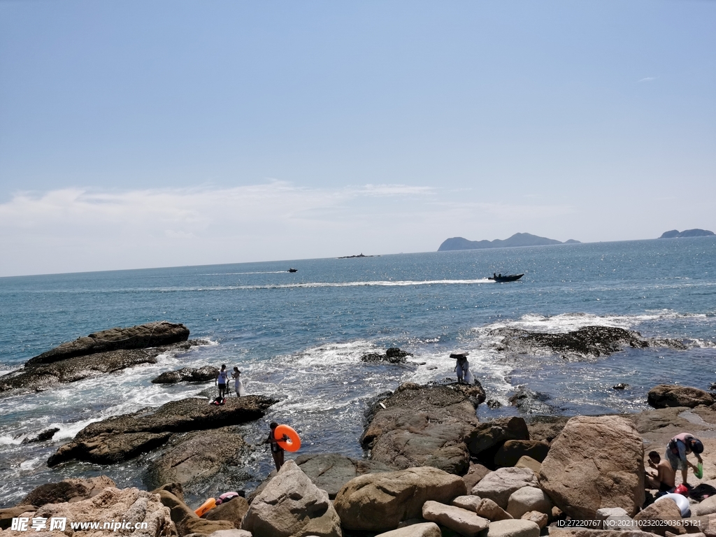 惠州双月湾圆洲岛海边