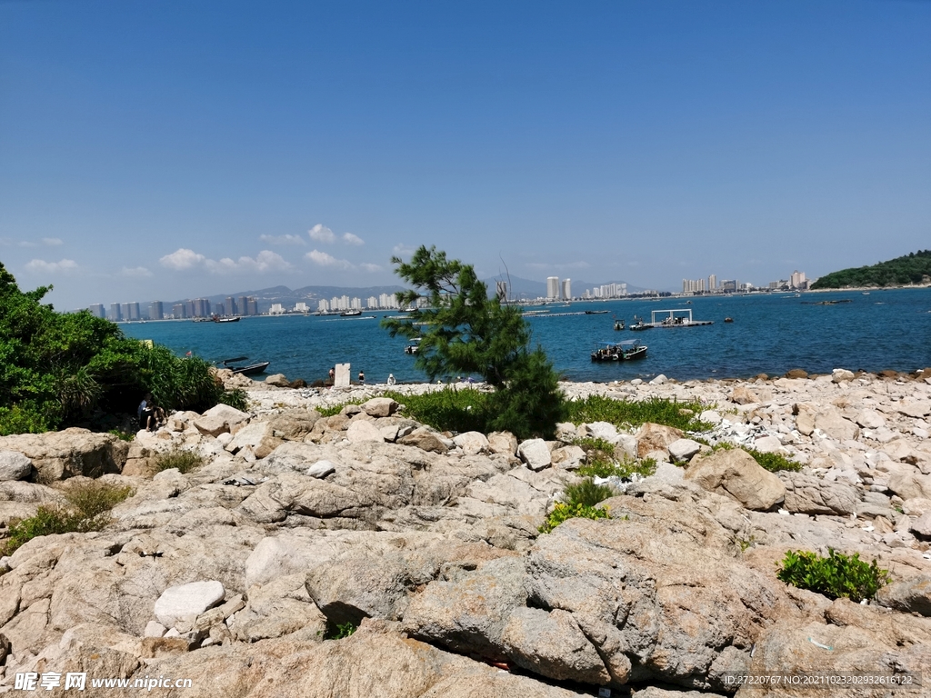 惠州双月湾圆洲岛 碧海蓝天