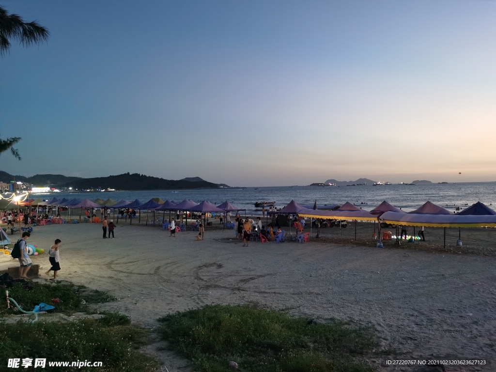 双月湾海上夕阳