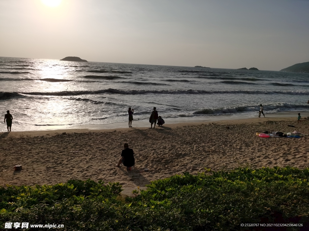 惠州虹海湾观看海上日出