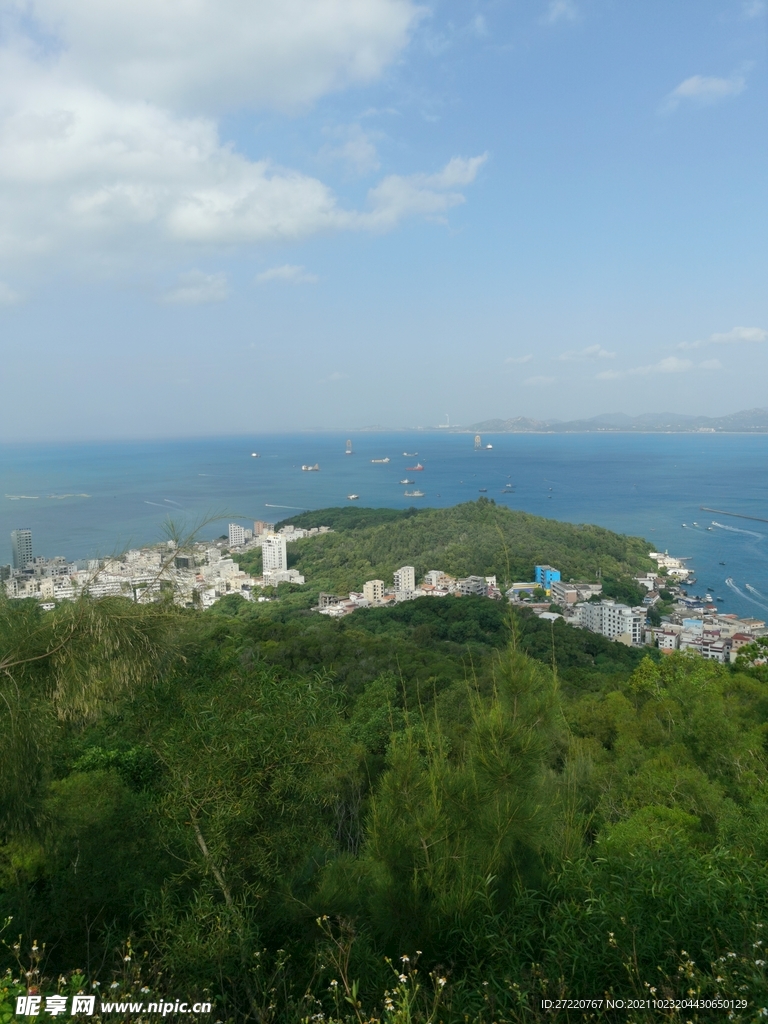 惠州双月湾 碧海蓝天 森林
