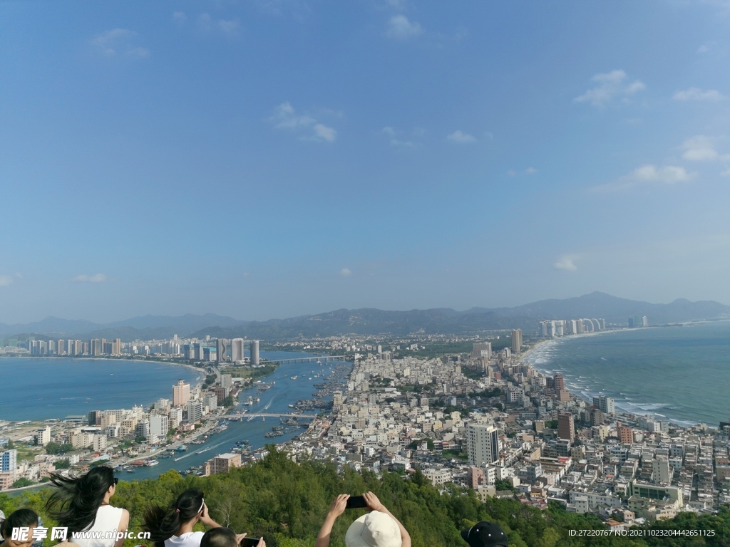 惠州双月湾 蓝天 大海