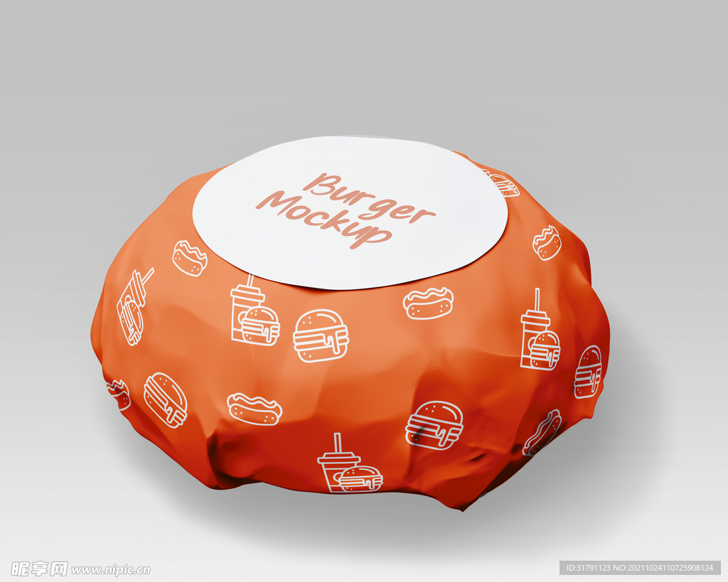 汉堡包装样机