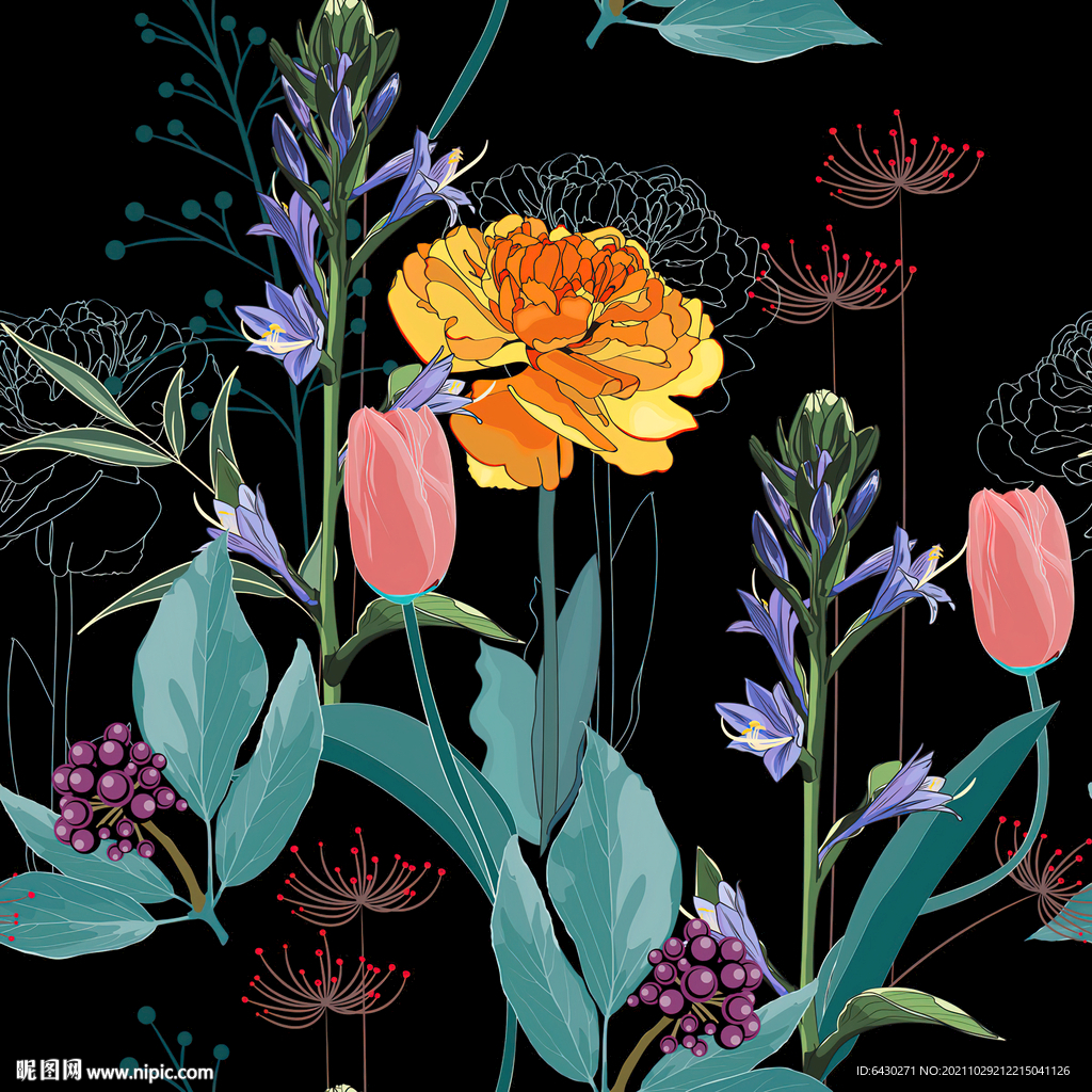 花卉图案