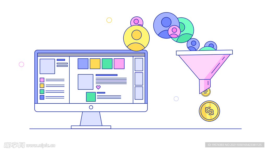 用户流量粉丝经济互联网络