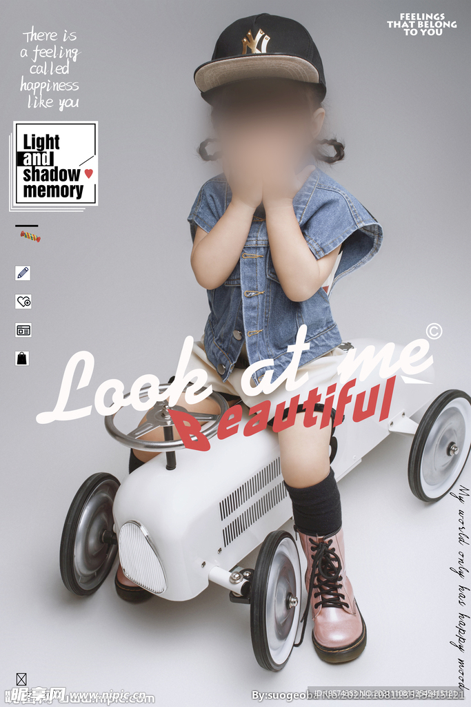 卡通相册儿童可爱标题字体排版