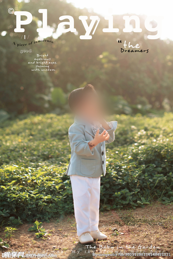 卡通相册儿童可爱标题字体排版