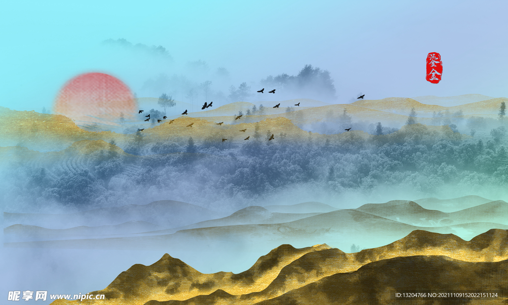 禅意山水画?