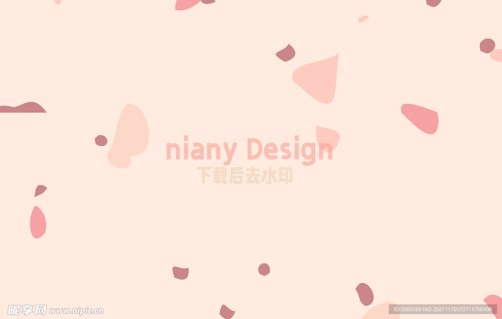 彩色抽象卡片几何背景配色PSD