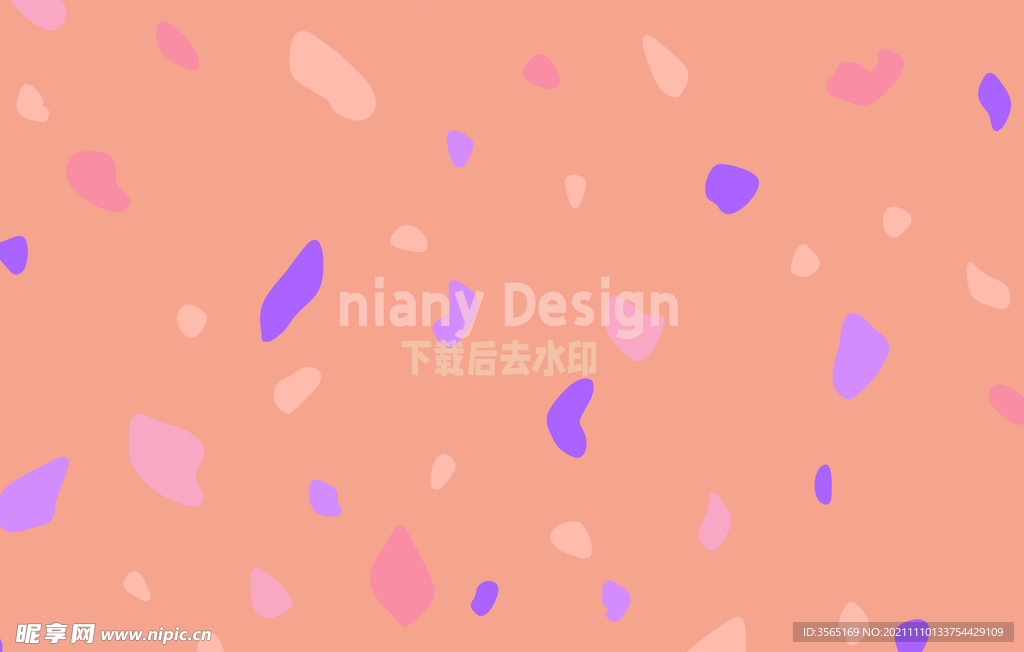 彩色抽象卡片几何背景配色PSD