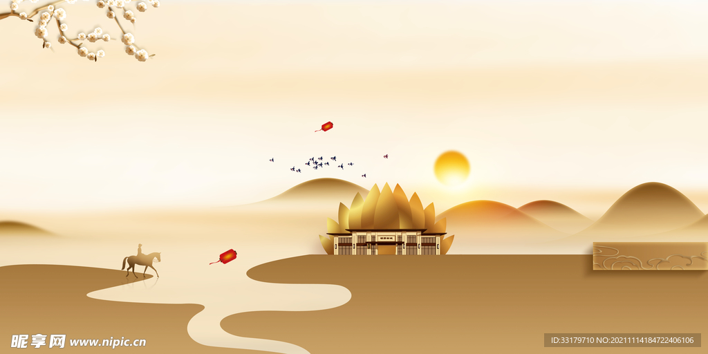 黄色背景