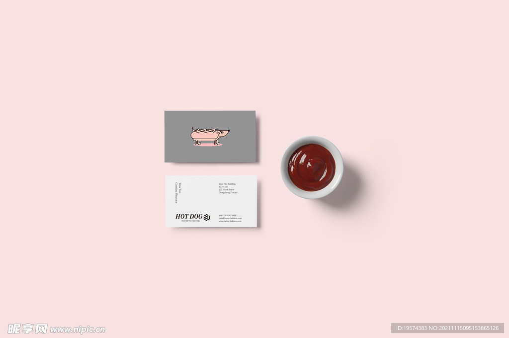 名片快餐行业样机