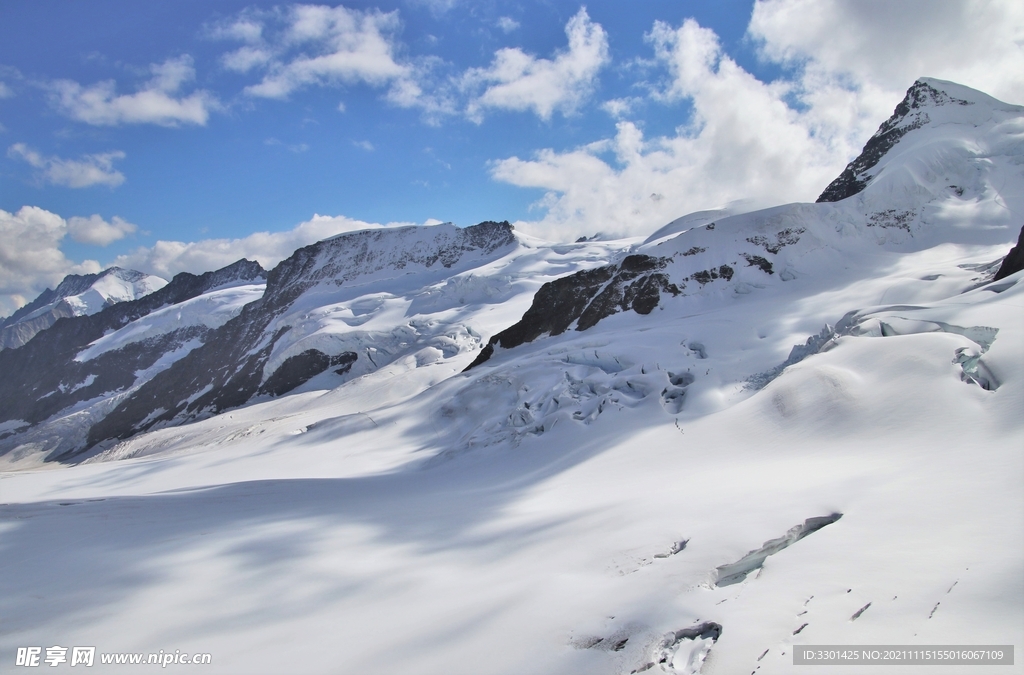 瑞士雪山