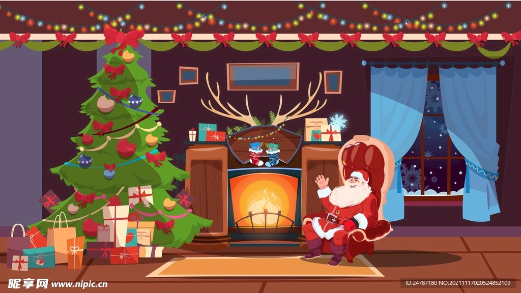 圣诞节插画