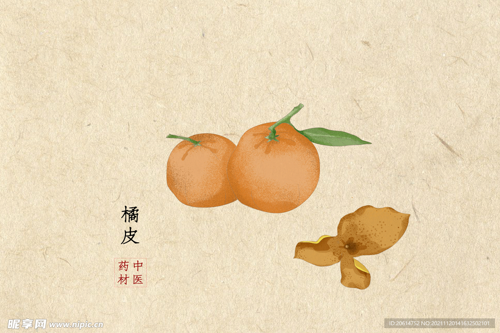 中医药材橘皮
