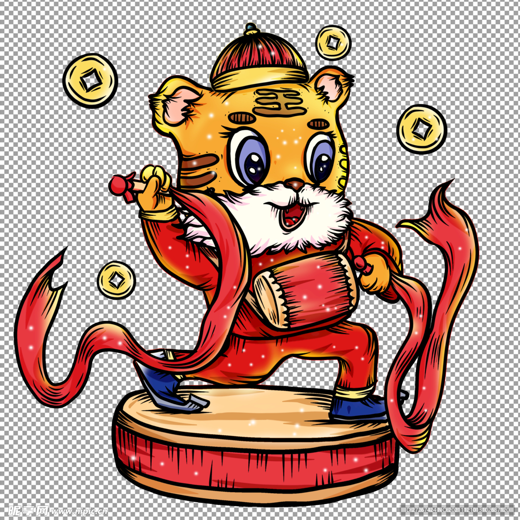 虎年元素           