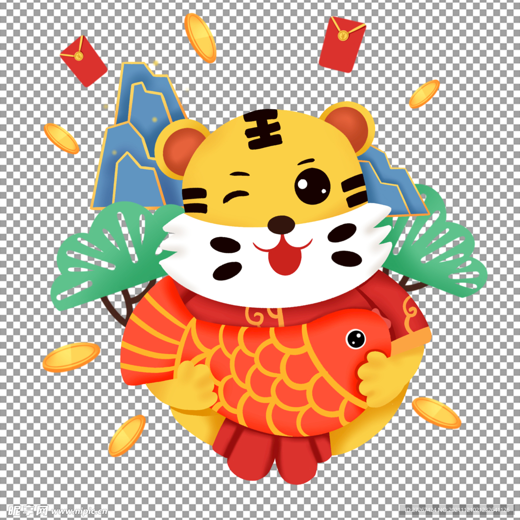 虎年元素           