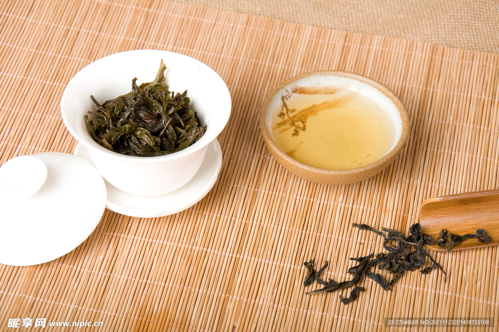 武夷山大红袍奇兰茶茶底