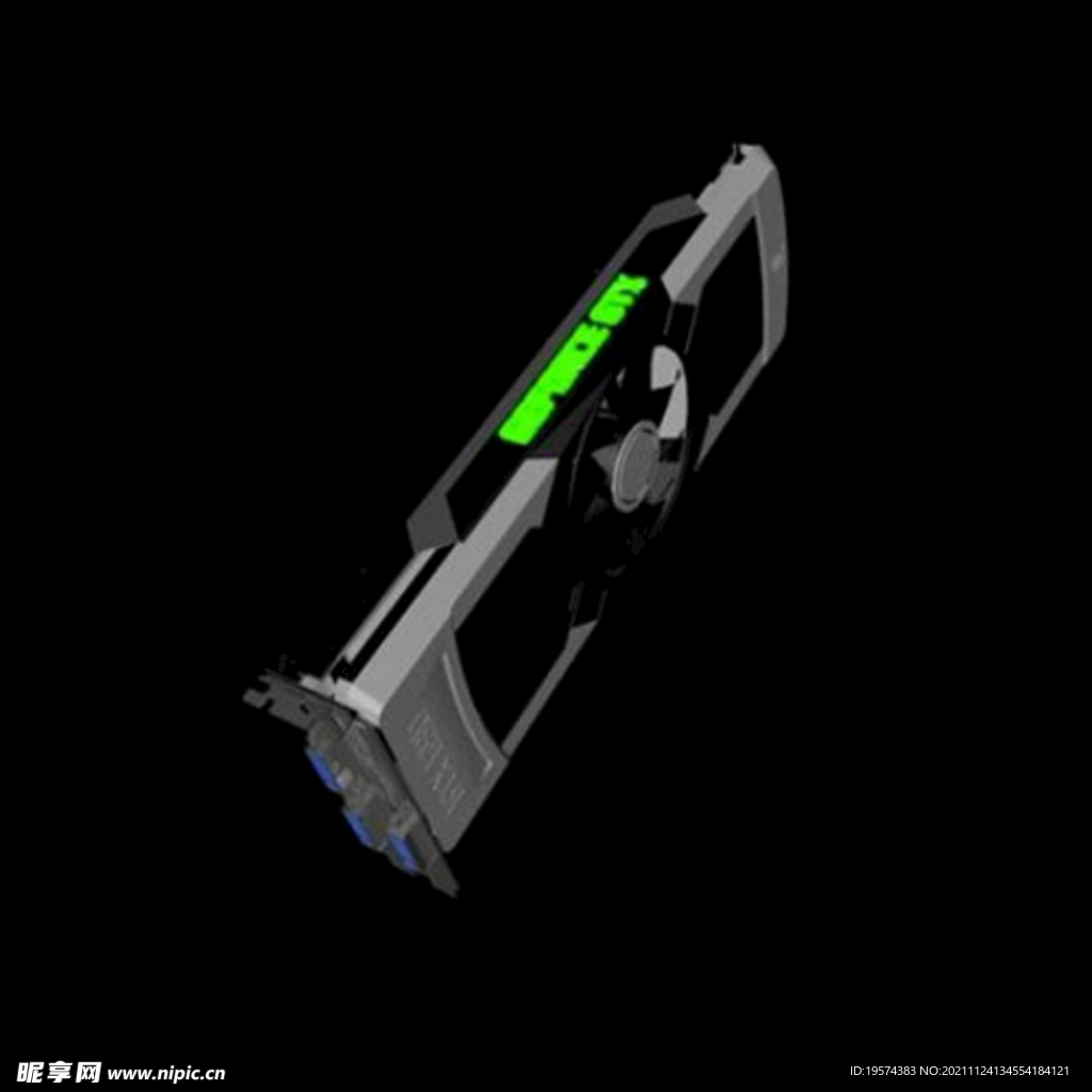 C4D模型电脑显卡 