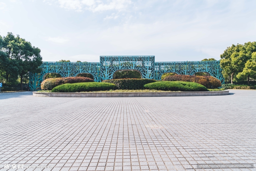 公园广场地面