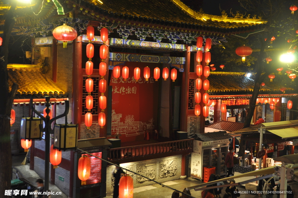 西安永兴坊夜景