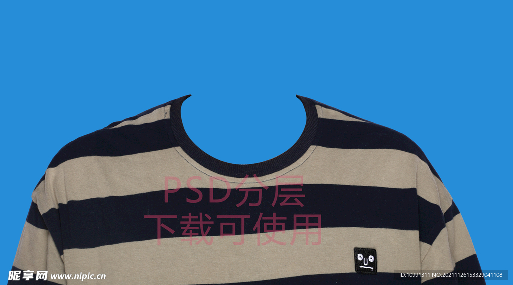 男圆领衣服素材