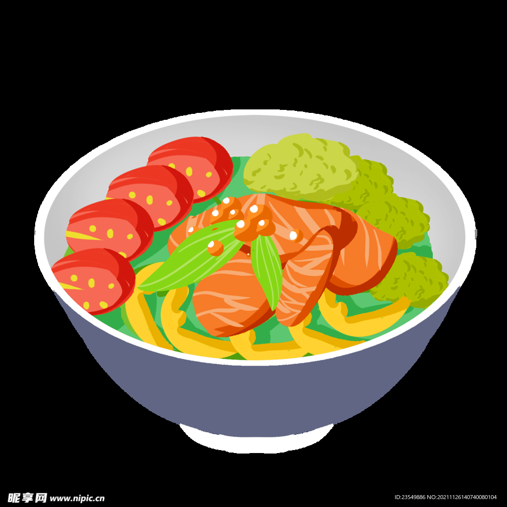 手绘美食