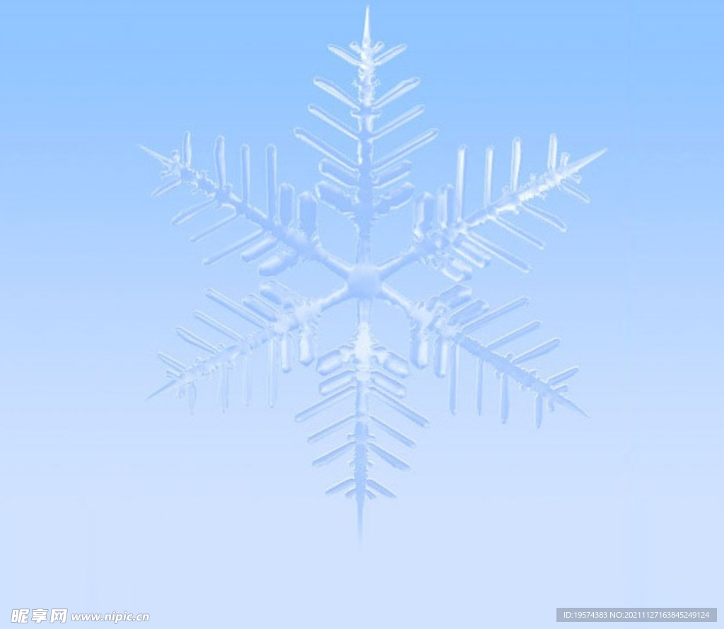 C4D模型雪花