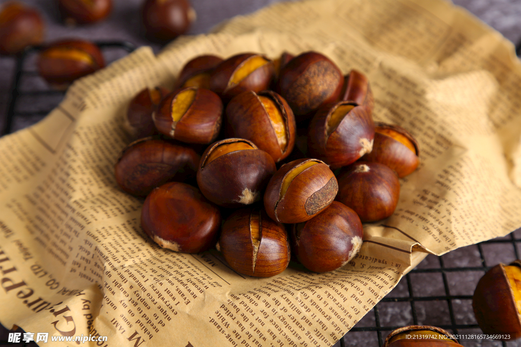 板栗高清素材