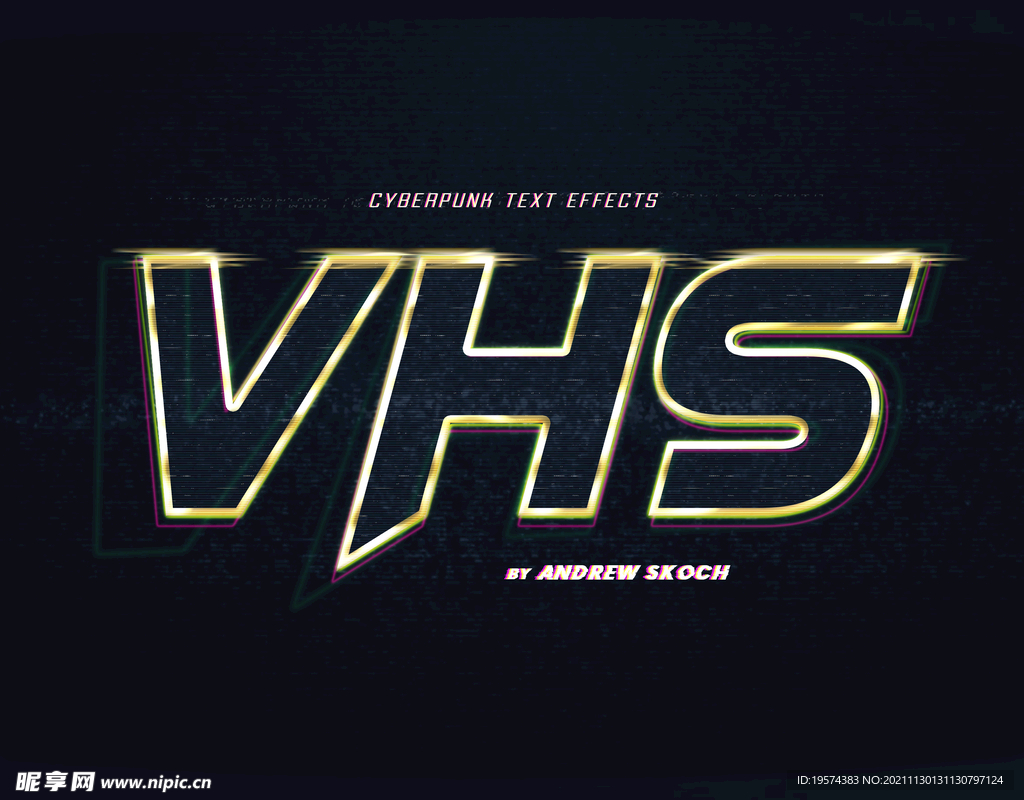 电子游戏科技数码风字体样式